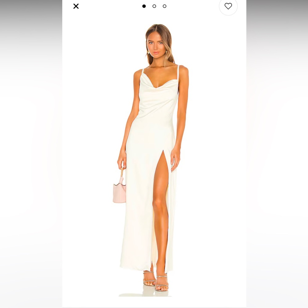 Reyna Maxi Dress in Pearl White Camila Coelho Revolve